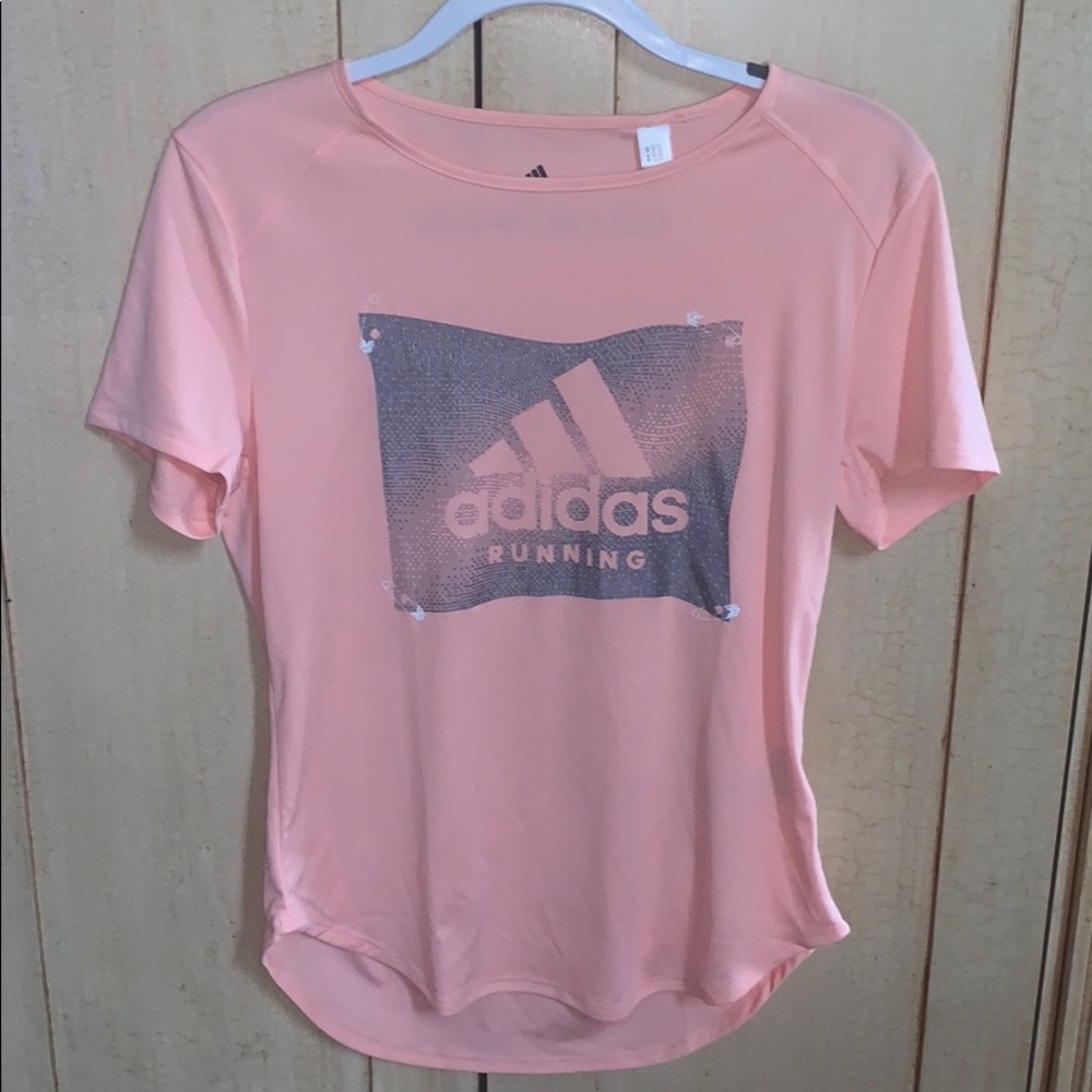 Pink Adidas Running T-Shirt